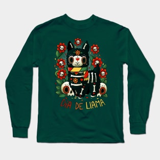 Dia de Llama Long Sleeve T-Shirt